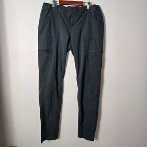 Kuhl Womens Size 14  Long Horizn Gray Hiking Outdoors Cargo Pants Stretch